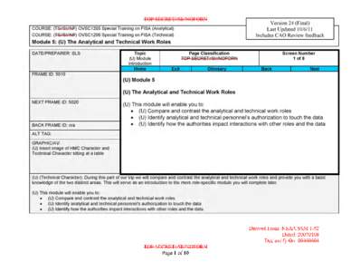 Derived From: NSA/CSSM 1-52 Dated: Declassify On: TOP SECRET//SI//NOFORN Page 1 of 10