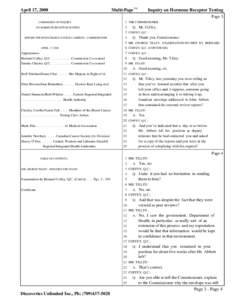 Multi-Page TM  April 17, 2008 Inquiry on Hormone Receptor Testing Page 3