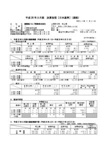 平成 26 年３月期 決算短信〔日本基準〕 （連結） 平成２６年 ５ 月１６日 会 社 名 国際紙パルプ商事株式会社