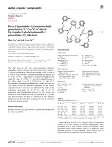 Bis{[mu]-2-[(pyrimidin-2-yl)aminomethyl]phenolato}-[kappa]2N1:O;[kappa]2O:N1-bis({2-[(pyrimidin-2-yl-[kappa]N)aminomethyl]phenol}silver(I)) dihydrate