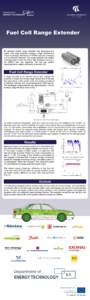 Department of ENERGY TECHNOLOGY E.T.  Fuel Cell Range Extender
