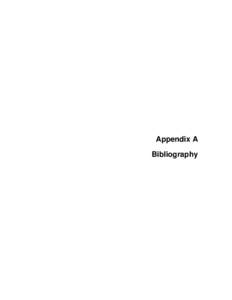 Appendix A Bibliography Mora-San Miguel-Guadalupe Water Planning Region Bibliography Author