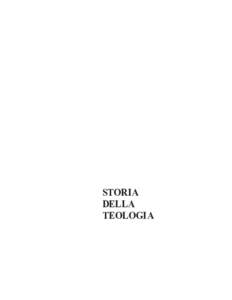 STORIA DELLA TEOLOGIA 179