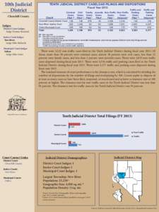 10th Judicial District Churchill County Judges:  District Court Judges