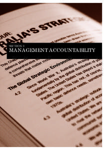 SECTION 3  MANAGEMENT ACCOUNTABILITY CHAPTER 6 CORPORATE