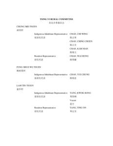 Tsing Yi / Tsing Yi Rural Committee / Horse racing / Hong Kong / Heung Yee Kuk