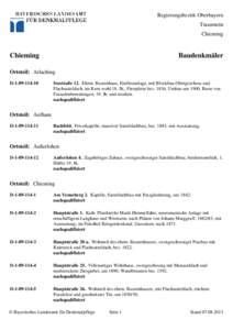 Regierungsbezirk Oberbayern Traunstein Chieming