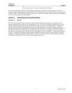 Pollution / Environmental law / Air dispersion modeling / Pollution in the United States / Air pollution / Clean Air Act / Air quality law / United States Environmental Protection Agency / Air Pollution Control Act / Environment / Air pollution in the United States / Earth