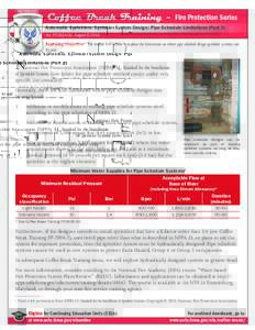 Coffee Break Training - Fire Protection Series - Automatic Sprinklers: Sprinkler System Design: Pipe Schedule Limitations (Part 2)