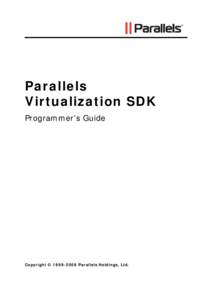 Parallels Virtualization SDK