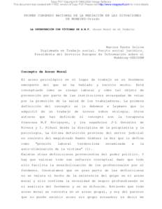 Easy PDF Copyright © 1998,2006 Visage Software This document was created with FREE version of Easy PDF.Please visit http://www.visagesoft.com for more details PRIMER CONGRESO NACIONAL DE LA MEDIACIÓN EN LAS SITUACIONES