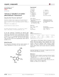 5-Bromo-2,7-dimethyl-3-(4-methylphenylsulfonyl)-1-benzofuran