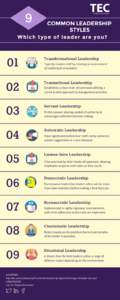 9 Common Leadership Styles