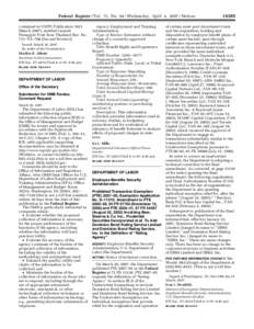 Federal Register / Vol. 72, No[removed]Wednesday, April 4, [removed]Notices contained in USITC Publication[removed]March 2007), entitled Canned Pineapple Fruit from Thailand (Inv. No. 731–TA–706 (Second Review)). Issued: M