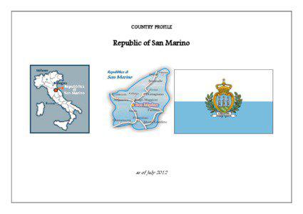 COUNTRY PROFILE  Republic of San Marino