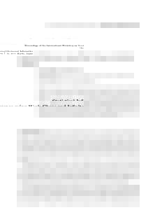 Proceedings of the International Workshop on Statistical-Mechanical Informatics March 7–10, 2010, Kyoto, Japan Statistical Inference using Weak Chaos and Infinite Memory Max Welling and Yutian Chen