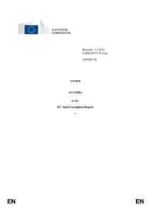 EUROPEAN COMMISSION Brussels, [removed]COM[removed]final ANNEX 20