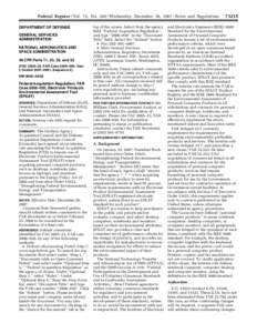 Electronic Product Environmental Assessment Tool / Earth / Government procurement in the United States / Environmental economics / Federal Acquisition Regulation / Institute of Electrical and Electronics Engineers / Regulatory Flexibility Act / Environmental impact assessment / Green Electronics Council / Environmental design / Environment / United States administrative law