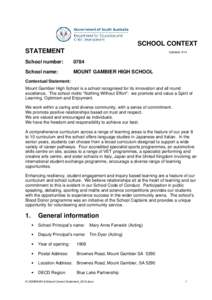 Education reform / Pedagogy / Student voice / Savio Salesian College / Norbury Manor Business and Enterprise College for Girls / Education / Alternative education / American society