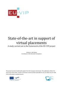 State-of-the-art in support of virtual placements