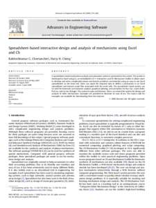 Advances in Engineering Software–280  Contents lists available at ScienceDirect Advances in Engineering Software journal homepage: www.elsevier.com/locate/advengsoft