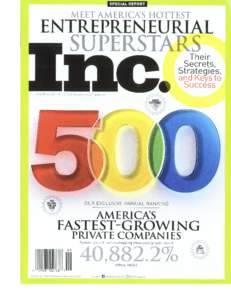 Inc. Magazine Unveils Its Annual Exclusive List of America’s Fastest-Growing Private Companies —the Inc.500|5000 Pinnacle Mountain Homes Ranks No. 7 in Custom Homebuilding on the 2011 Inc. 500|5000 list with Three-Y