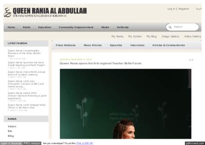 Log in | Register  Home Rania