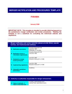 Microsoft Word - Panama revised template 2006.DOC