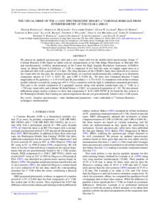 The Astrophysical Journal, 690:394–406, 2009 January 1 c[removed]The American Astronomical Society. All rights reserved. Printed in the U.S.A.  doi:[removed]637X[removed]