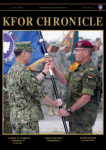 www.nato.int/kfor  The KFOR magazine for KFOR soldiers September 2012