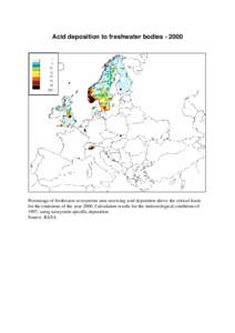 Acid deposition to freshwater bodies[removed]