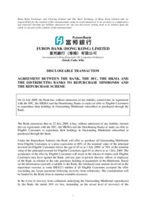 Investment / Minibond / Shanghai Commercial Bank / Hong Kong Monetary Authority / Credit-linked note / Bank of China / Fubon Bank / Wing Lung Bank / Securities and Futures Commission / Economy of Hong Kong / Banks / Hang Seng Index Constituent Stocks