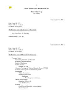 Daniel Ellsberg / Léopold Sédar Senghor / Richard Nixon / Henry Kissinger / Pentagon Papers / Ron Ziegler / Vietnamization / Senghor / Government / United States / John Ehrlichman