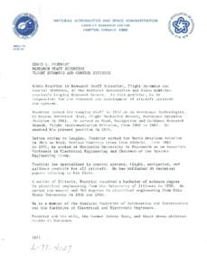 Engineering / Aircraft flight control system / Technology / Siva S. Banda / Raymond Freymann / American Institute of Aeronautics and Astronautics / Aeronautics / Langley