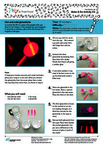 Molecular physics / Light / Spectroscopy / Light sources / Diving equipment / Glow stick / Chemiluminescence / Light-emitting diode / Phosphorescence / Luminescence / Chemistry / Lighting