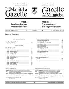 Manitoba Liberal Party candidates /  2007 Manitoba provincial election / Provinces and territories of Canada / Manitoba / Winnipeg
