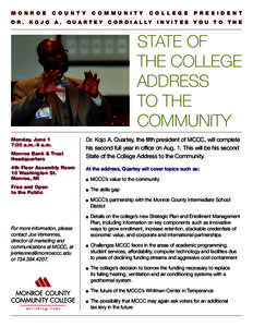 Monroe County Community College / North Central Association of Colleges and Schools / Geography of the United States