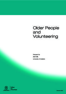 Microsoft Word - older people and volunteering Nov05draft _2_.doc