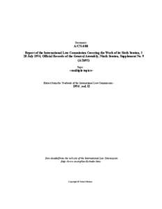 Law / Statelessness / Nationality law / Nationality / Human migration / International Law Commission / Convention on the Reduction of Statelessness / Non-citizens / Naturalization / International law / Human rights instruments / International relations