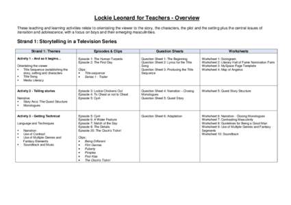 Lockie / Lockie Leonard / Worksheet / Subtraction