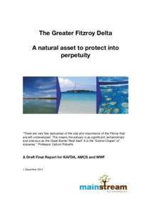 Greater Fitzroy Delta - Draft Final report (word version) 1 December