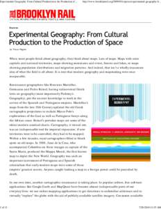 Experimental Geography: Fro...