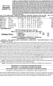 1Â MILES[removed]134TH RUNNING OF THE WITHERS. Grade III. Purse $250,000 INNER DIRT FOR THREE YEAR OLDS. No nomination fee. $1,250 to pass the entry box and an additional $1,250 to start. A supplemental nomination fee o