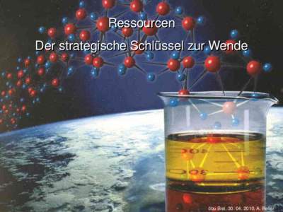 Ressourcen Der strategische Schlüssel zur Wende öbu Biel, [removed], A. Reller  Meadows et al. 2008