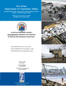 New Jersey Department of Community Affairs SUPERSTORM SANDY COMMUNITY DEVELOPMENT BLOCK GRANT - DISASTER RECOVERY Public Law 113-2, January 29, 2013 FR-5696-N-01; M arch 5, 2013