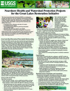 Nearshore Health and Watershed Protection Projects for the Great Lakes Restoration Initiative The Great Lakes Restoration Initiative (GLRI) is an interagency program that addresses the most significant environmental prob