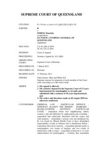 R v Perini; ex parte A-G (QldQCA 30