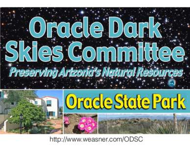 http://www.weasner.com/ODSC  • Oracle Dark Skies Committee formed in early April 2014 ★