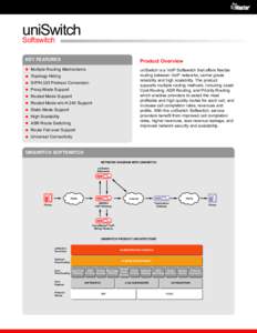 uniSwitch Softswitch KEY FEATURES Product Overview