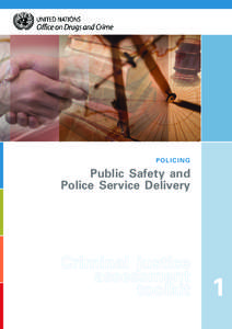 POLICING  Public Safety and Police Service Delivery  Criminal justice